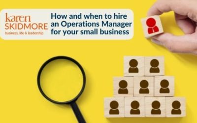 How and when to hire an Operations Manager for your small business