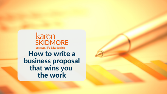 How to write a business proposal that wins you the work